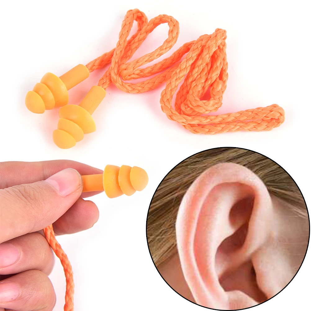 

1pc Anti-Snoring Noise Earplugs Bring Good Sleep for Men and Women Professional Noise Reduction Earplugs with Line