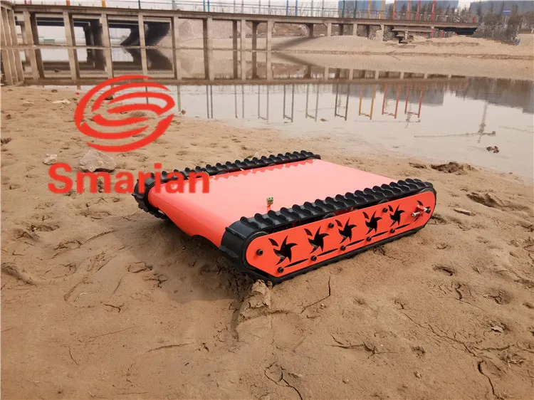 TR600 tank car,Rubber Track, over 10KG Load,stair climbing,off-road crawler manned robot tank car,RC tank fans