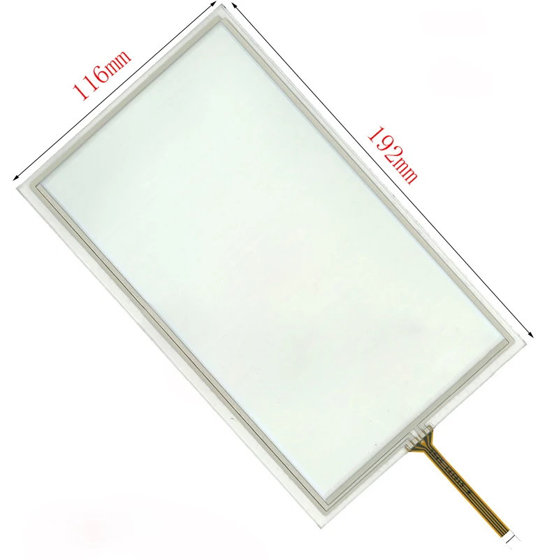 4 Wire Resistive 8 Inch Touch Screen Panel for HSD080IDW1 AT080TN64 192*116