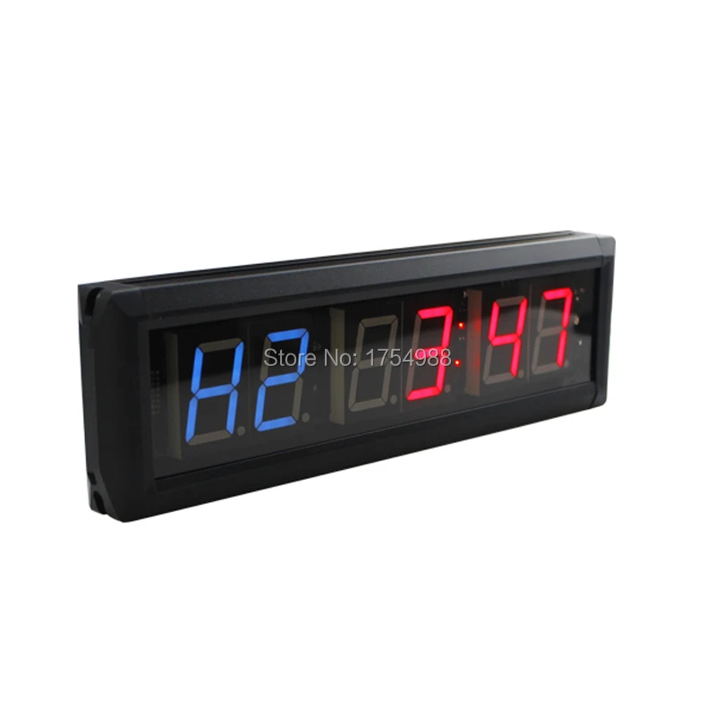 

Cellphone remote controll Wall clock 1.8inch Gym LED Digital Timer Training Time Countdown Count Up As A Stopwatch escape game