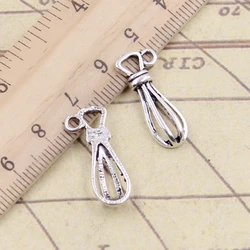 20pcs Charms Eggbeater Whisk Kitchen Cooking 13x10mm Tibetan Silver Color Pendants Antique Jewelry Making DIY Handmade Craft