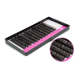 Retail 1 CASE (8/10/12/14mm)Optional C Curve 0.12 Thickness Silk Eyelash Extension Artificial Fake False Eye Lash Eyelashes