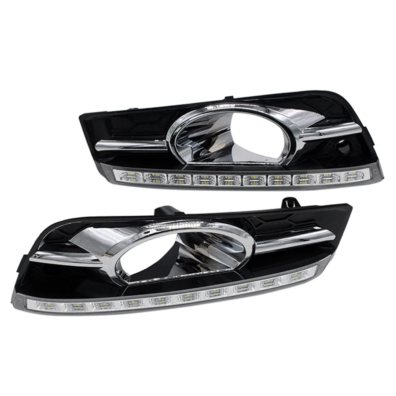 2 Pcs/set Waterproof LED Daytime Running Light DRL For Chevrolet Cruze (2009-2012) DRL Fog Lamp Modify