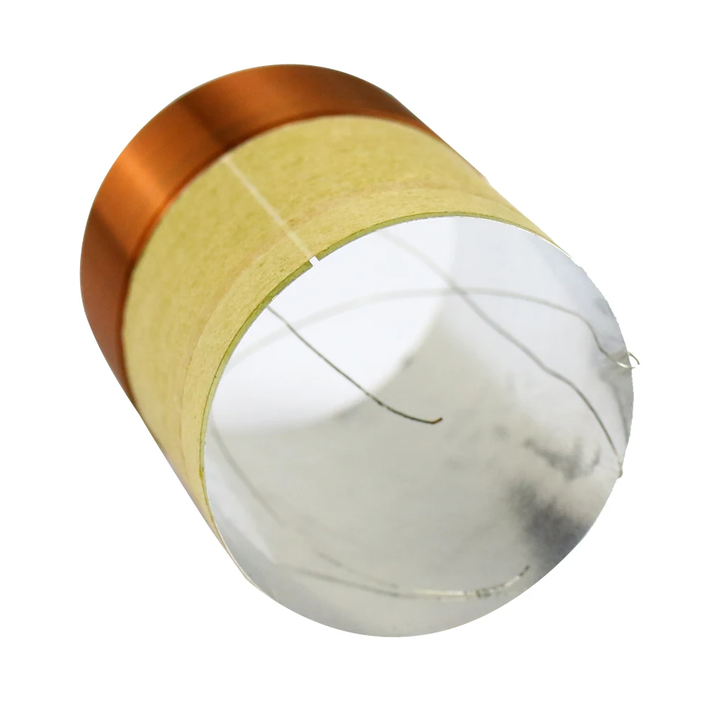 GHXAMP 25.5 millimetri Contrabbasso Bobina 8ohm Woofer Altoparlanti Parti di Riparazione 25 Nucleo In Alluminio Bianco 2 Strato di Filo di Rame 2 PCS