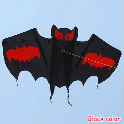 New High Quality Multi-color  55 inch Bat Kite With Handle Line Good Flying   For Kids