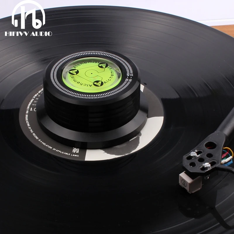 Morsetto per peso per dischi in alluminio Giradischi in vinile LP Stabilizzatore per dischi in metallo per accessori per lettori di dischi Stabilizzatore per pesi per dischi LP