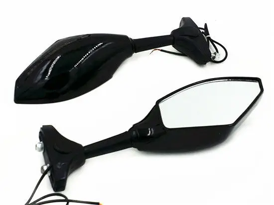 Arrow Turn Signal Integrated Racing Sport Reaview Mir Mirrors Motorcycle Custom