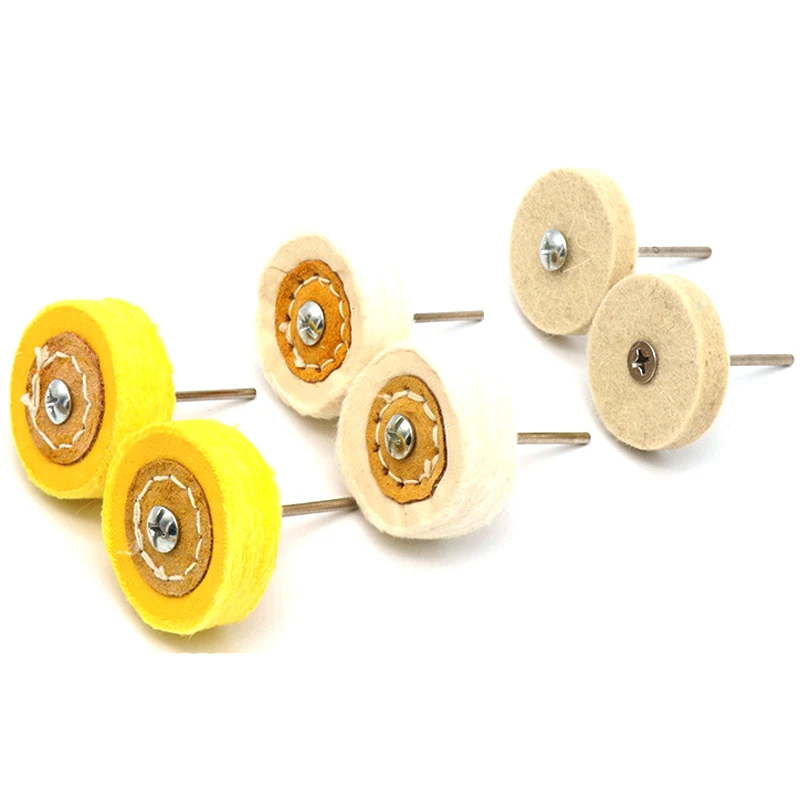 1pcs Polishing Polish Buffing Wheel T Type Grinding Head Cloth Dremel Wheel  Grinder Brush For Rotary Abrasive Tools Accessories