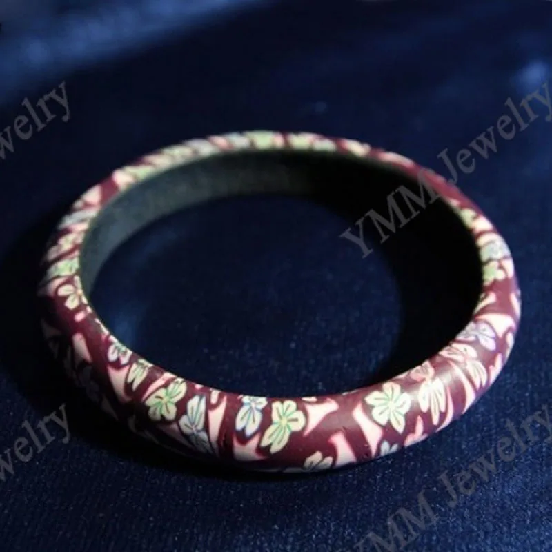 Promotional polymer clay bangles Bohemian style mixed colors bangles wholesale or retail