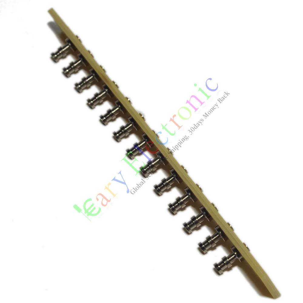 Wholesale and retail 4pc copper nickel Fiberglass Turret Terminal Strip 13pin Lug Tag Board tube amp free shipping