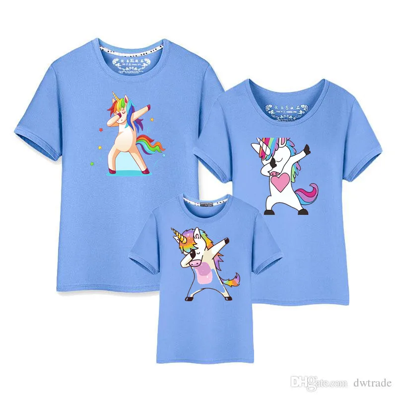 Ropa familiar a juego para madre e hijo, camiseta de unicornio para bebé, ropa familiar de Navidad para madre e hijos, ropa de unicornio