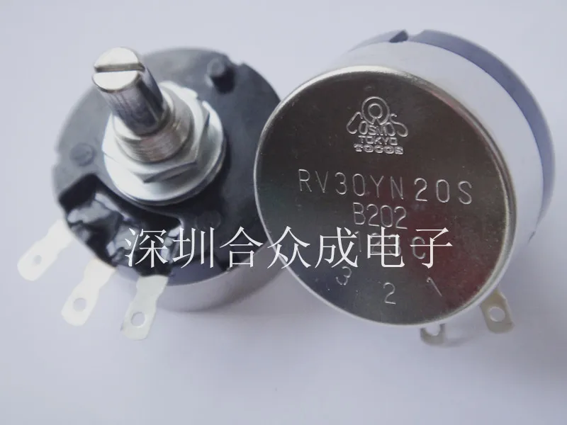 

TOCOS TOKYO RV30 RV30YN RV30YN20S B502 5K B5K RV30YN20SB502 potentiometer single lap shaft 20mm switch