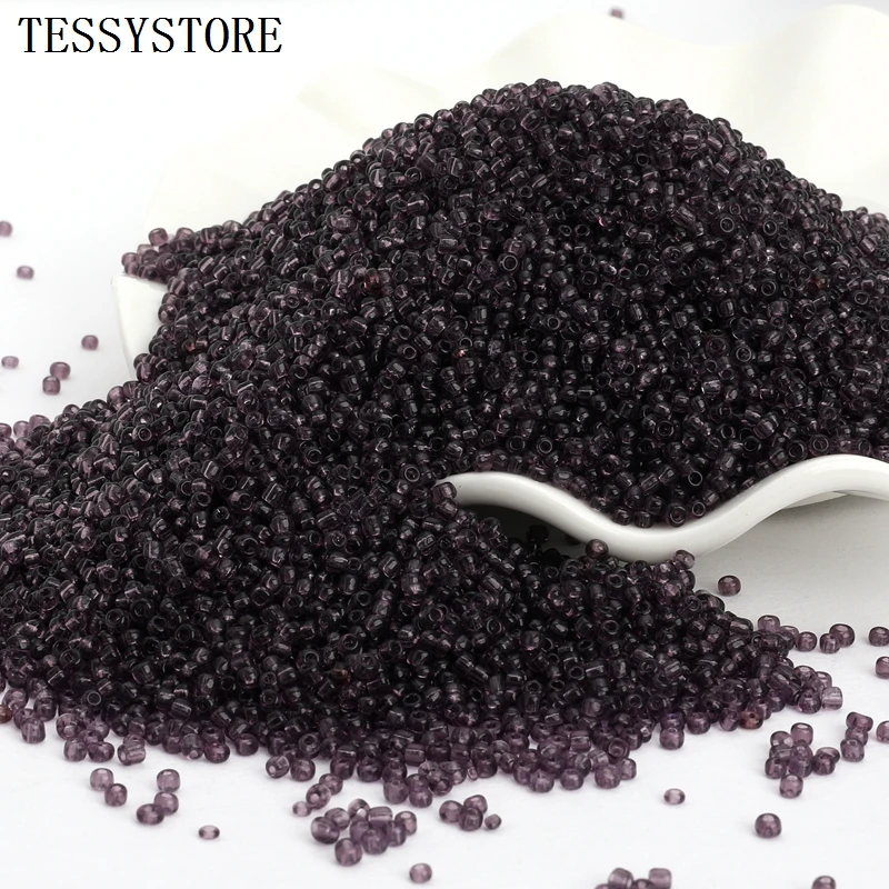 1000pcs/lot 2mm Transparent Color Czech Glass Seed Spacer Beads  Austria Crystal Round Hole Bead For Kids DIY Jewelry Making Fit