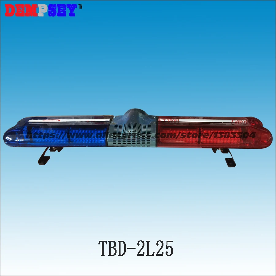 Wholesale Pirce!!! TBD-2L25 LED lightbar/Police/Car Flash Warning Lights/ DC12V/ 1.2m length with 100W siren & 100W speaker