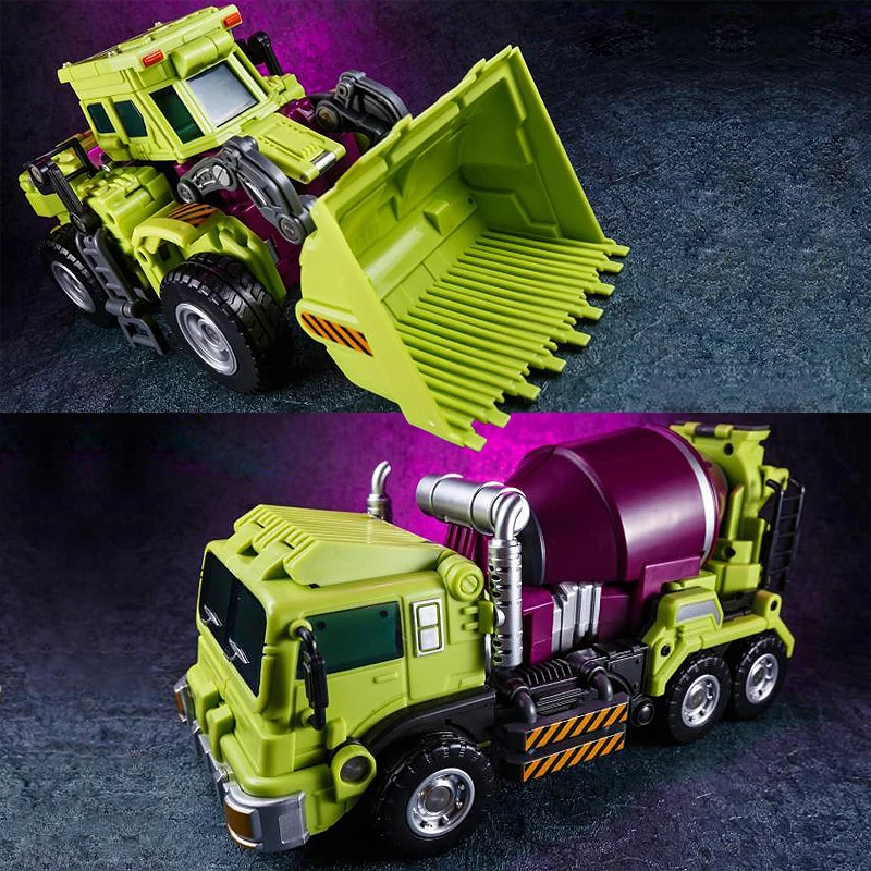 With Box Jinbao GT Devastator Transformation G1 Oversize 6 IN1 Bonecrusher Scrapper Haul Mixmaster Hook Action Figure Robot Toy