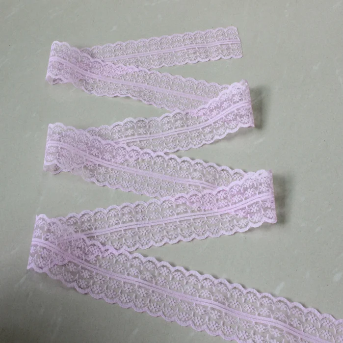 10yards/lot 45mm Wide Bilateral Handicrafts Embroidered Net Lace Trim Ribbon Wedding/Birthday/Christmas Decorations