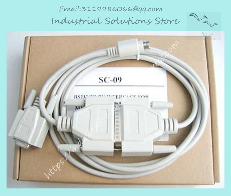 Imagem -03 - Cabo de Interface de Programação Plc Sc09 Sc09 Pcs 10 Pcs Serial Rs232 Rs422 fx 1n 2n 1s Série 3u