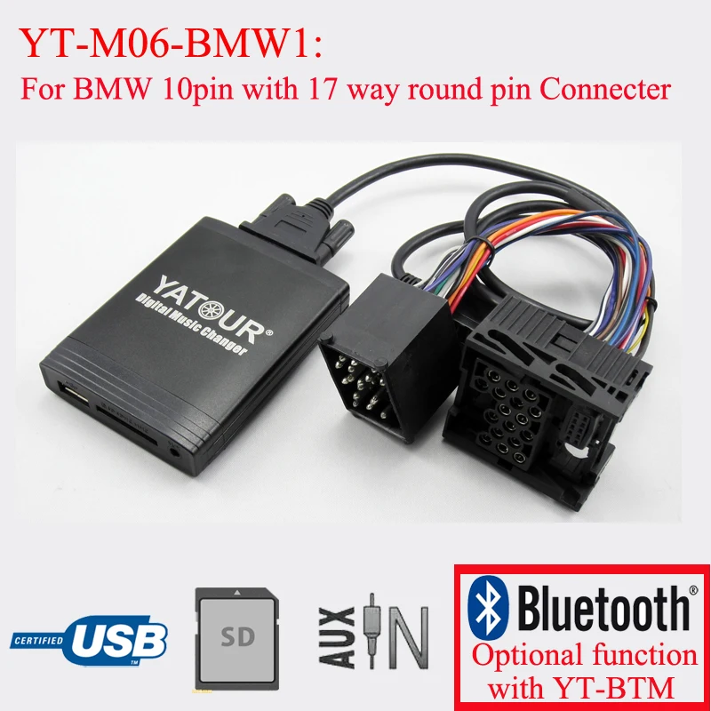 Yatour digital music changer car radio MP3 player for BMW