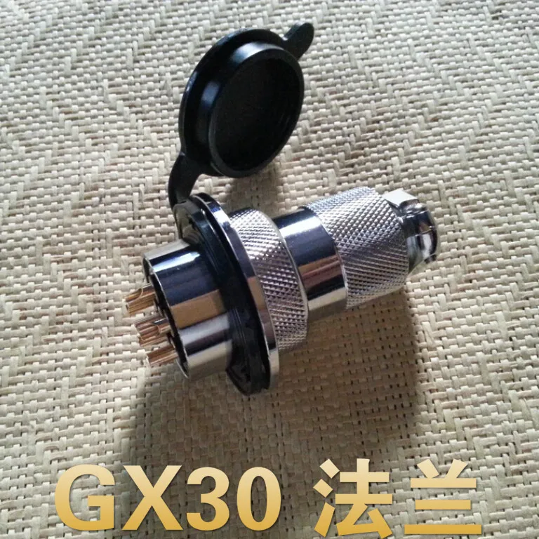 (1female+1male=1set)/lot DF30 aviation plug 2core 3core GX30 flange aviation plug 4core M30 connector 5core 6core connector