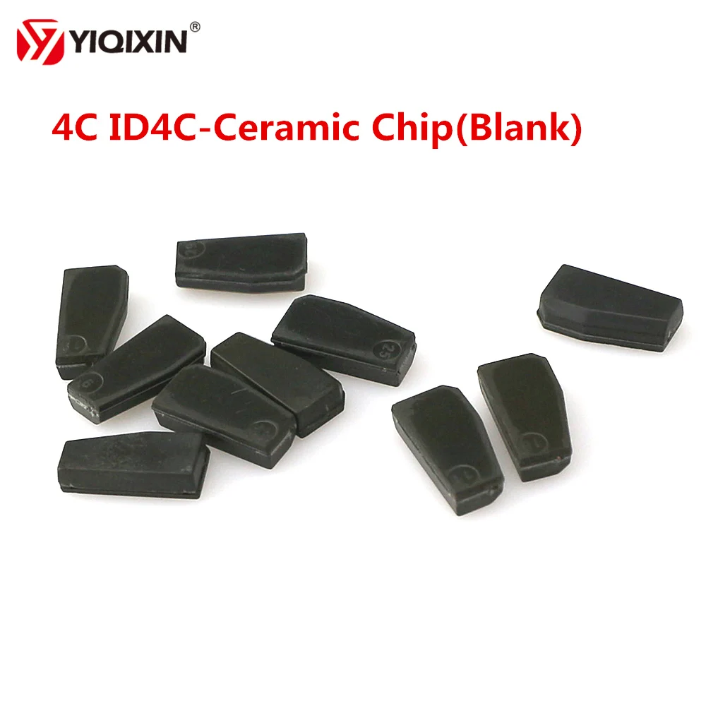 

YIQIXIN 10Pcs/lot Blank ID4C Chip Ceramic 4C Transponder Chip ID4C Remote Car Key For Ford For Toyota High Quality (Reusable)