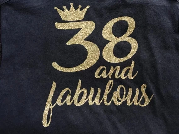 CUSTOMIZE glitter 30 fabulous crew 40th 30th birthday party Tank tops tees singlets Bachelorette t Shirts Party favors gifts image 3