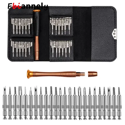 Leather 25-in-1 Torx Screwdriver Set Fbiannely