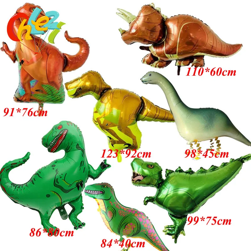 1 pcs Dinosaur Foil Balloon animal Tyrannosaurus air balloons for Birthday Party Supplies Party Decor Favor Kids Children's Toys