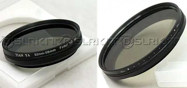 Slim 52mm Fader 52 ND Filter Neutral Density ND2 to ND400