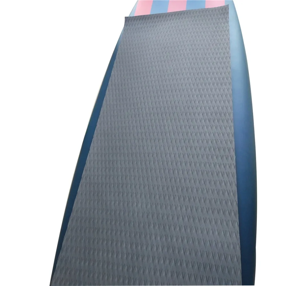 200x70x0.5cm SUP Pad Surf Grip Pad Plaid Surfboard Traction Pads EVA Deck Pad 3M Glue Surf Pads