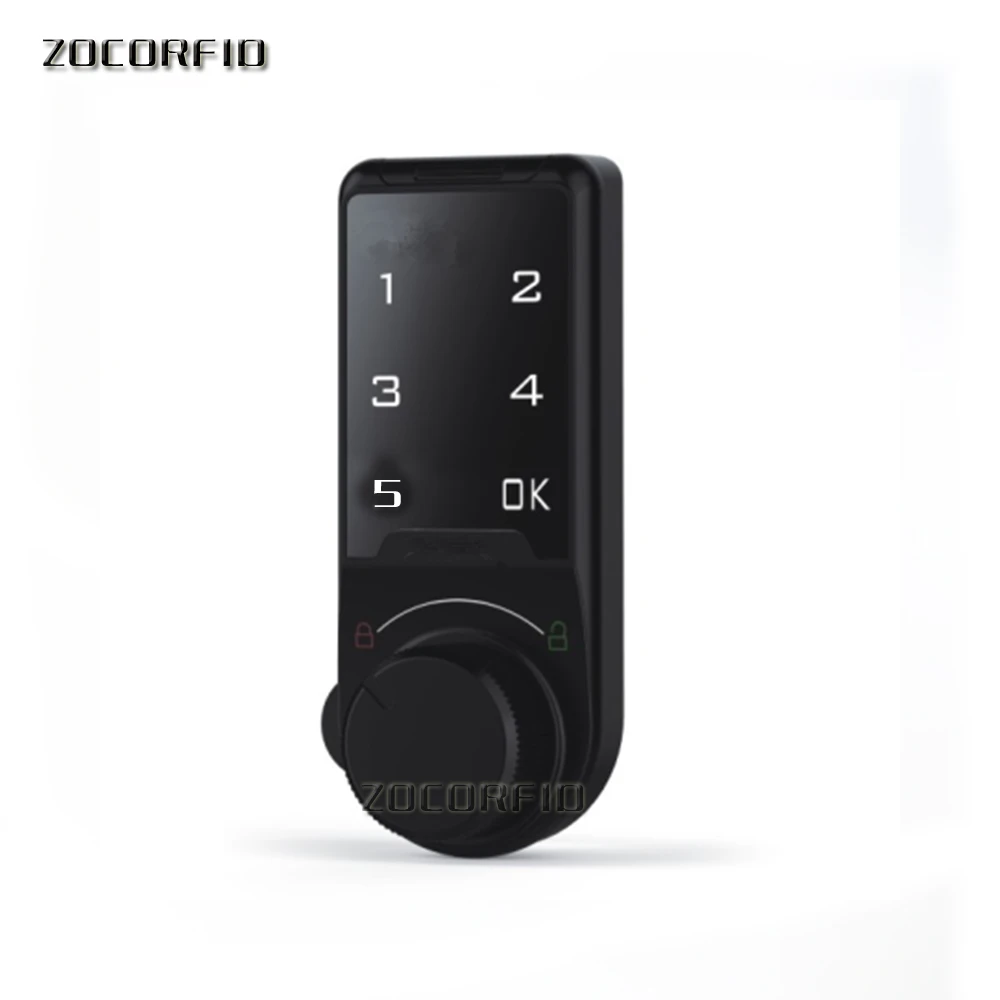 The newest Digital Keypad Password Keyless Lock with dry battery Security Cabinet Coded Locker temporary or public passowrd mode