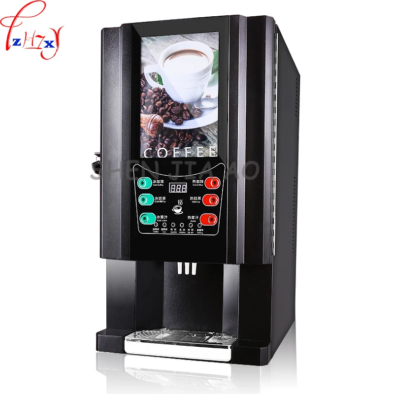 instant coffee machine commercial automatic coffee drinks machine milk tea one machine hot and cold dual use 220V 33-SC 1pc