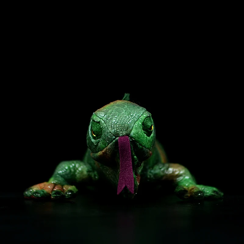 Groene Lguana Hagedis Echte Leven Knuffel Koudebloedige reptiel Simulatie Reptilia Sauria Dieren Gevulde Pop Cadeau Voor Kinderen