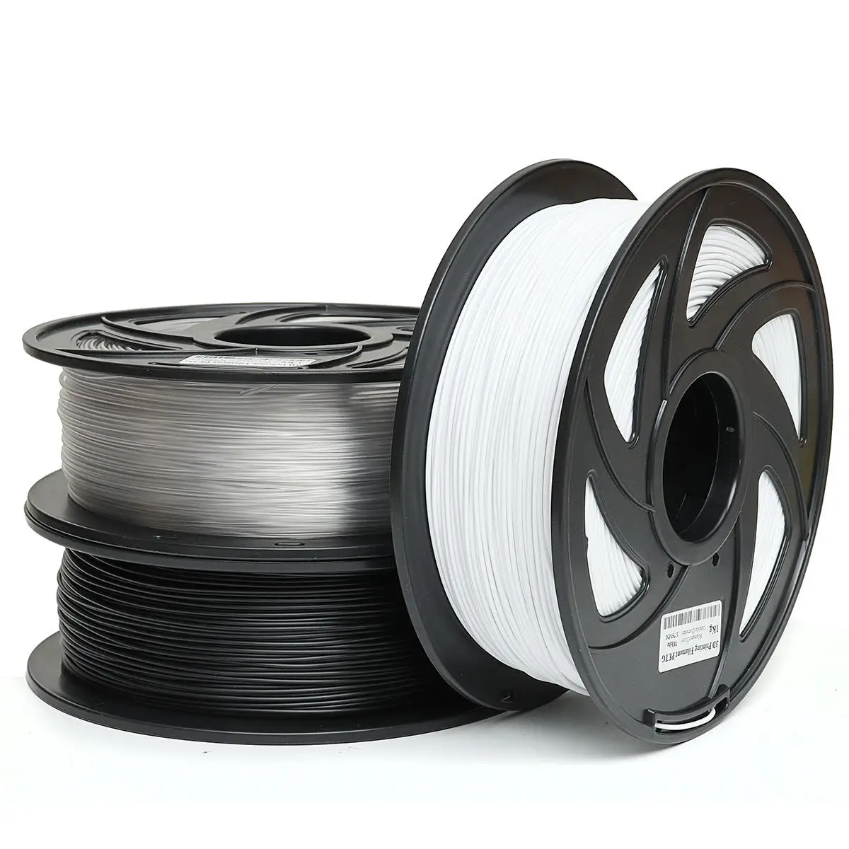 

1KG 1.75mm PETG Filament Black White or Nude Color New Filament for 3D Printer