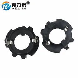 2 Pieces HID Conversion Bulbs Adaptors Bracket Fixed Base For Volkswagen VW Jetta Golf H7 Xenon Lights