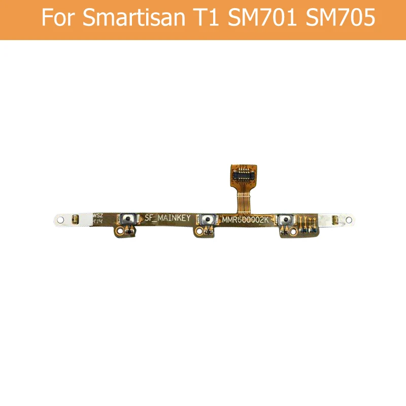 Genuine Volume control Button Flex Cable For Smartisan T1 SM701 power flex cable For Smartisan T1 SM705 Home keypad Flex Cable