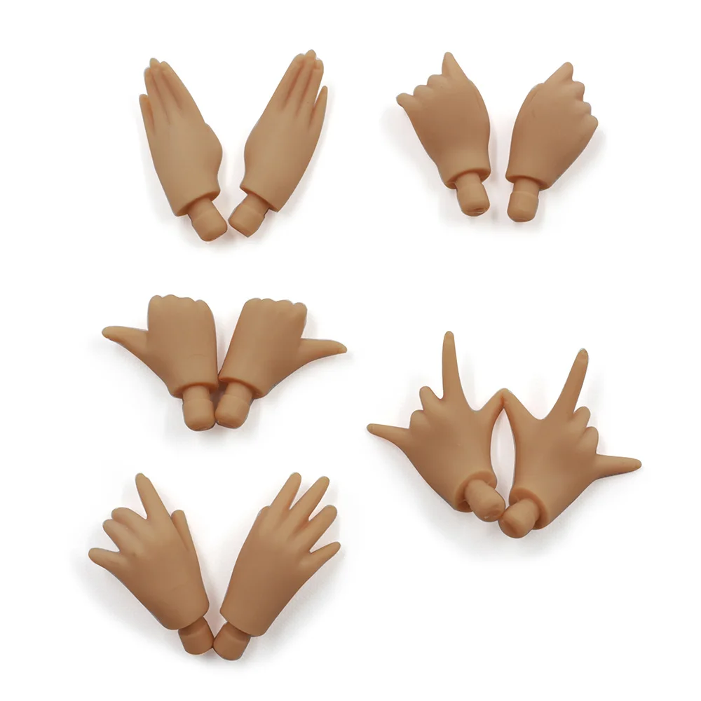 Blyth doll joint body tan skin without wig Suitable for transforming the wig and make up for her about 30cm girl boy doll