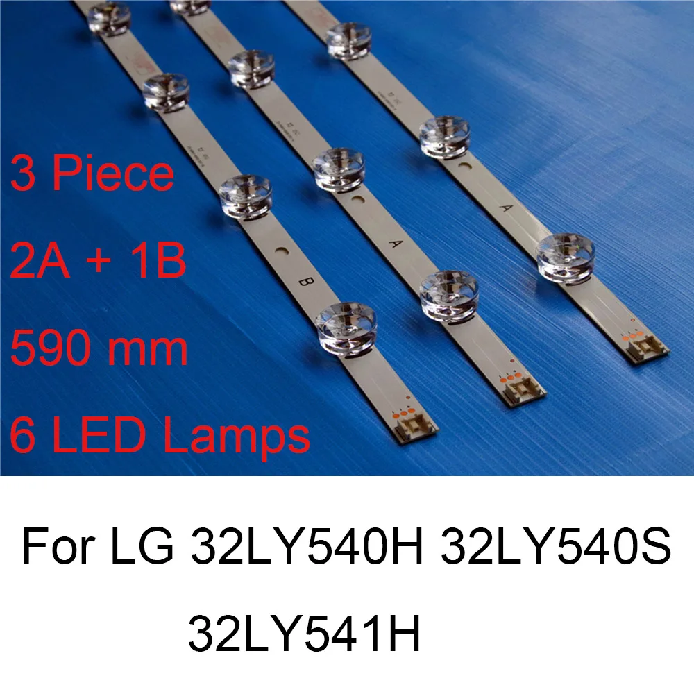 Brand New LED Backlight Strip For LG 32LY540H 32LY540S 32LY541H TV Repair LED Backlight Strips Bars A B TYPE 6 Lamps Original