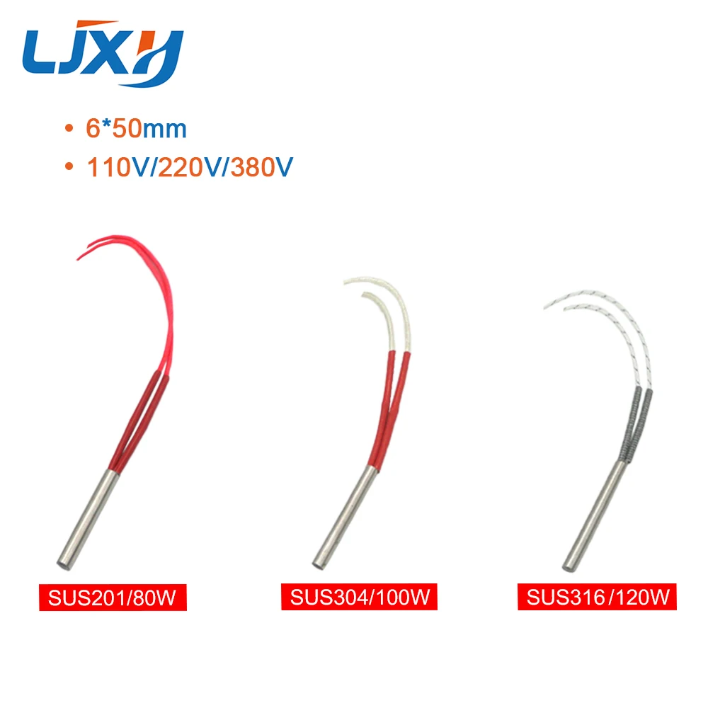 LJXH Ceramic Cartridge Heater 6x50mm/0.236x1.97