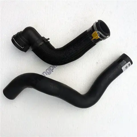 한 세트 엔진 냉각수 흡입 호스 및 배출 호스 OEM # 9076033 , 9014054 9048535 Chevrolet Cruze용 라디에이터 호스 수도관