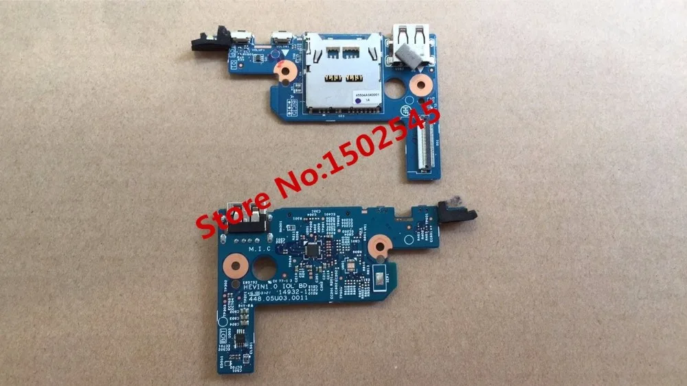 

Free Shipping Genuine Original Laptop USB Interface Board For HP Pavilion X360 11-K 11-K120NR USB Board 448.05U03.0011