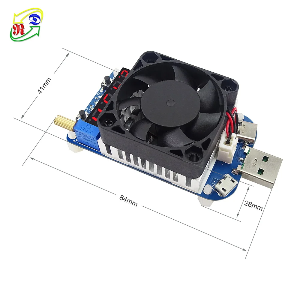 RD HD25 HD35 Trigger QC2.0 QC3.0 Electronic USB Load resistor Discharge battery test adjustable current voltage for meter 35w