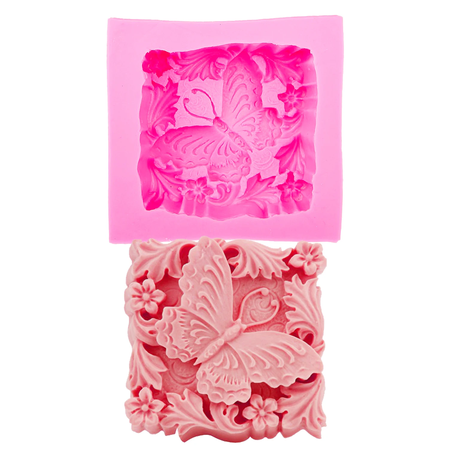 M0498 3D Butterfly Silicone Soap mold handmade silicone mould DIY Craft molds