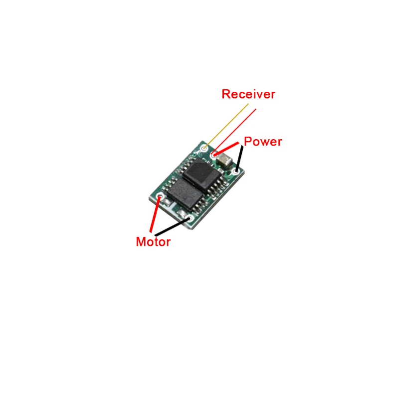 Mini 6A Spazzolato ESC 1S 3.7V Lipo Batteria Ingresso Spazzolato di Controllo della Velocità Per RC FPV Aircraft /barca/Auto/Robot vs XP-3A