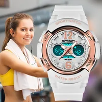 Reloj Digital para mujer, reloj deportivo led para mujer, reloj de pulsera para mujer, 30M, resistente al agua, reloj electrónico de marca famosa, reloj Masculino
