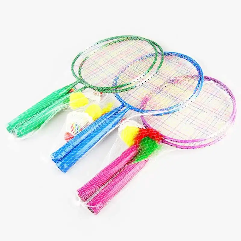 Newly Fitness Equipment 1 Pair Youth Children's Badminton Rackets Sports Cartoon Suit Toy for Children  B2Cshop