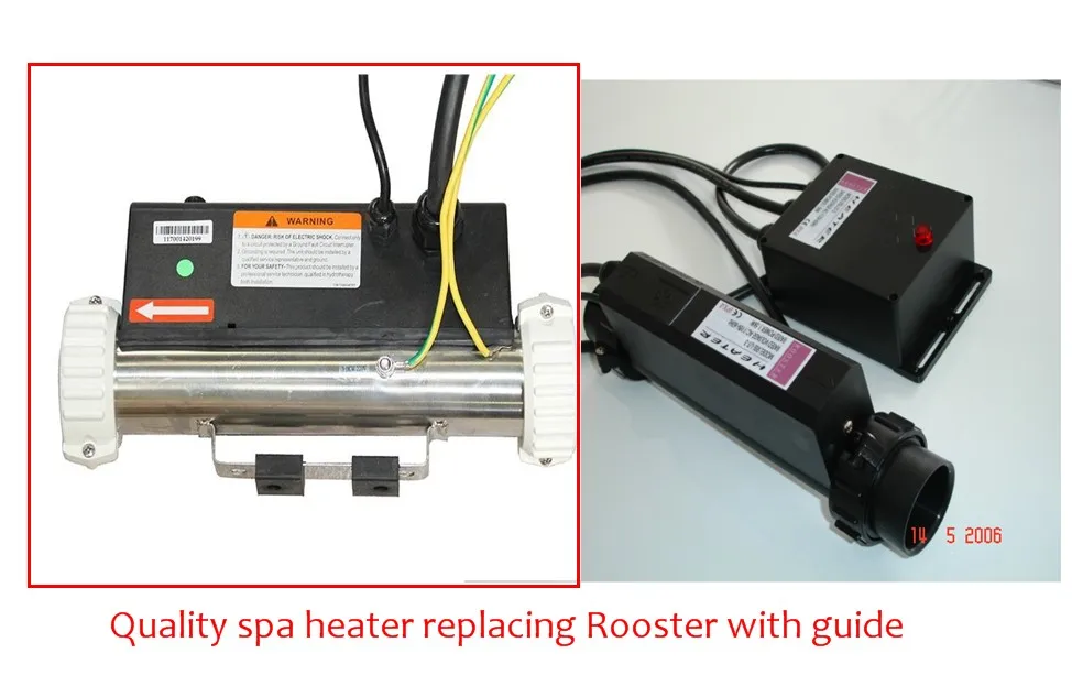 hot tub spa heater 1.5KW Straight I type Fit Rooster heater RST-I-1.5 1500W