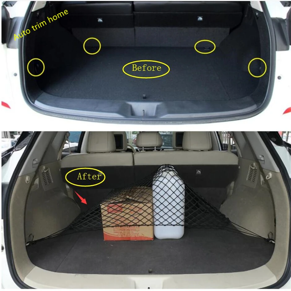 

Lapetus Rear Trunk Storage Net String Baggage Bag Luggage Cover Fit For Nissan Murano 2015 2016 2017 2018 2019 Auto Accessories