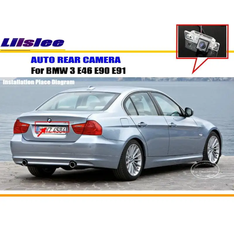 

Для BMW 3 серии E46 E90 E91 E83 2003-2010 Автомобильная камера заднего вида задняя парковочная Автомобильная HD фотокамера комплект аксессуаров