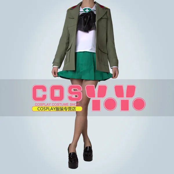 Girls und Panzer Erwin School Uniform Set Cosplay Costume M006