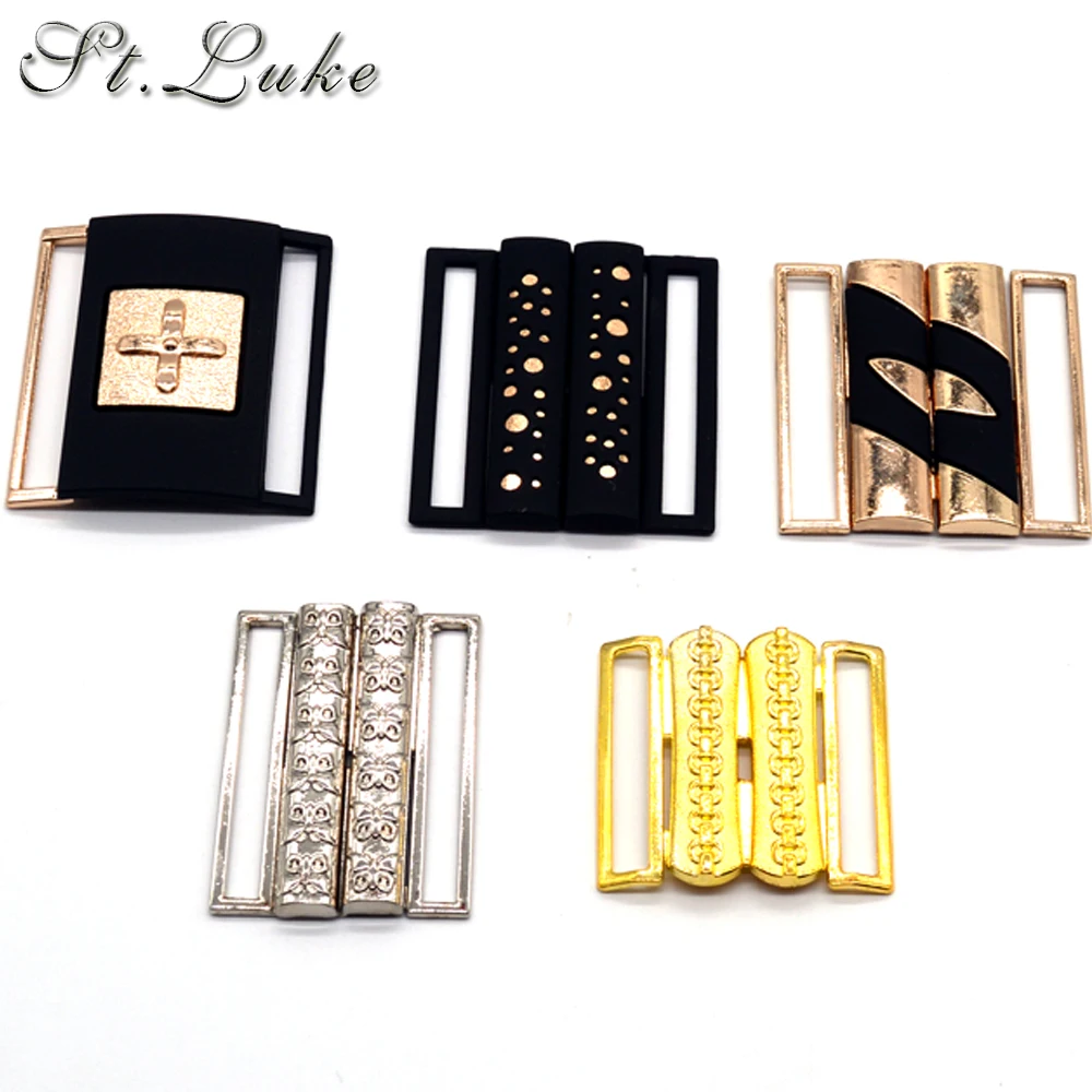 New fashion women 50mm gold silver black cilp square metal belt buckles crafts decoration Buckles DIY garment sew accessories